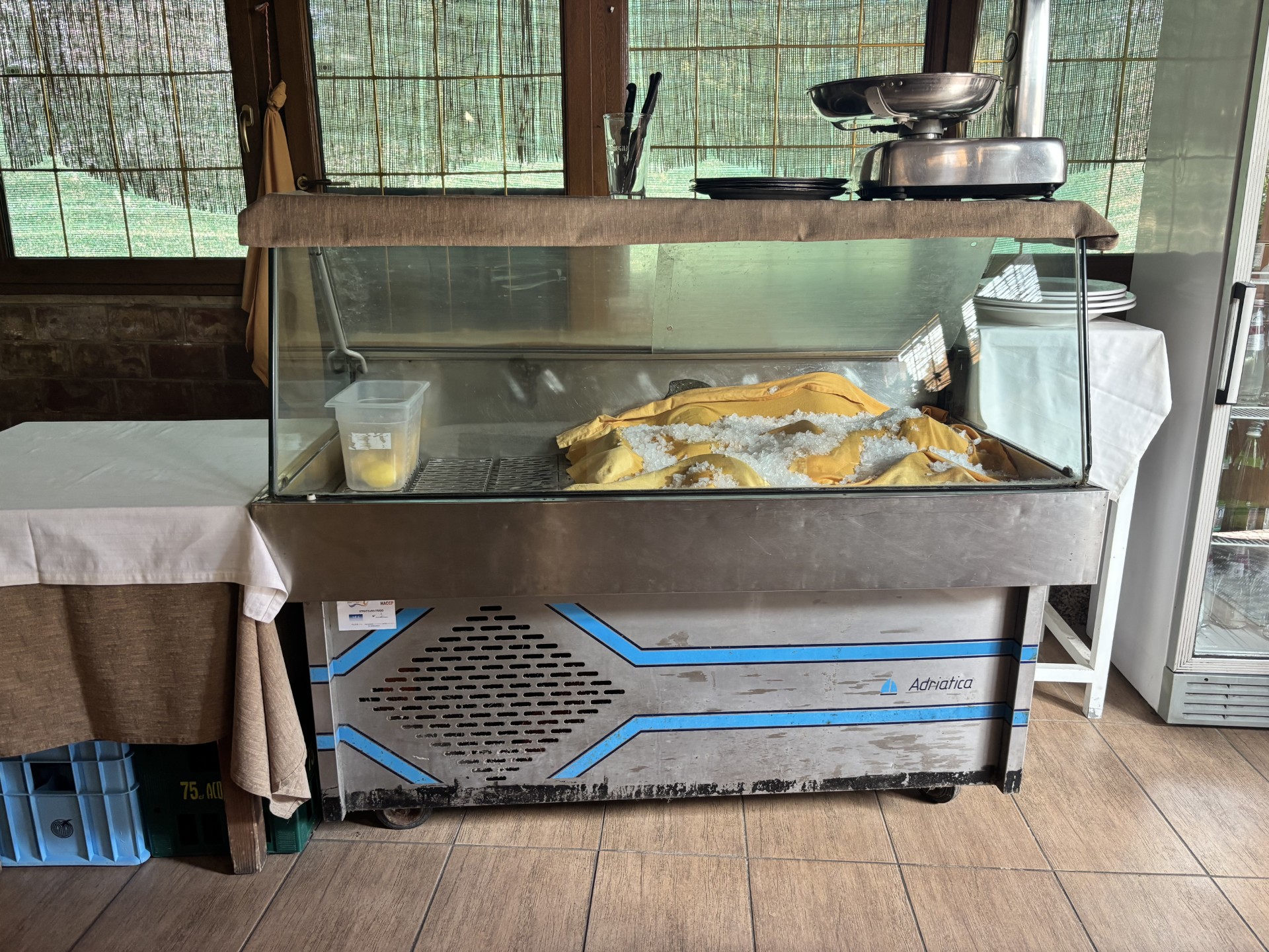 mostra frigo per pesce adriatica usato in vendita a roma