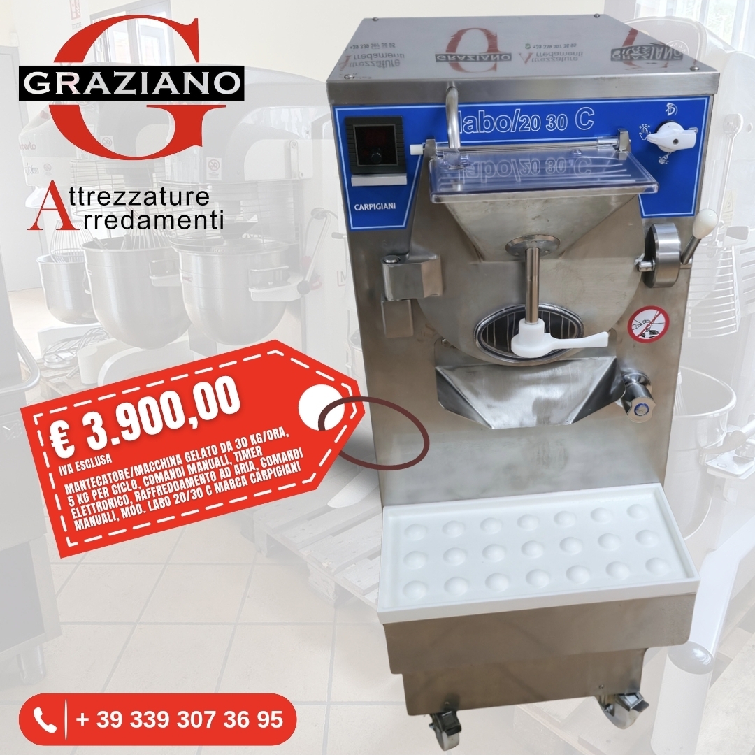 MANTECATORE macchina gelato CARPIGIANI 5 KG CARPIGIANI usato in vendita a Palermo