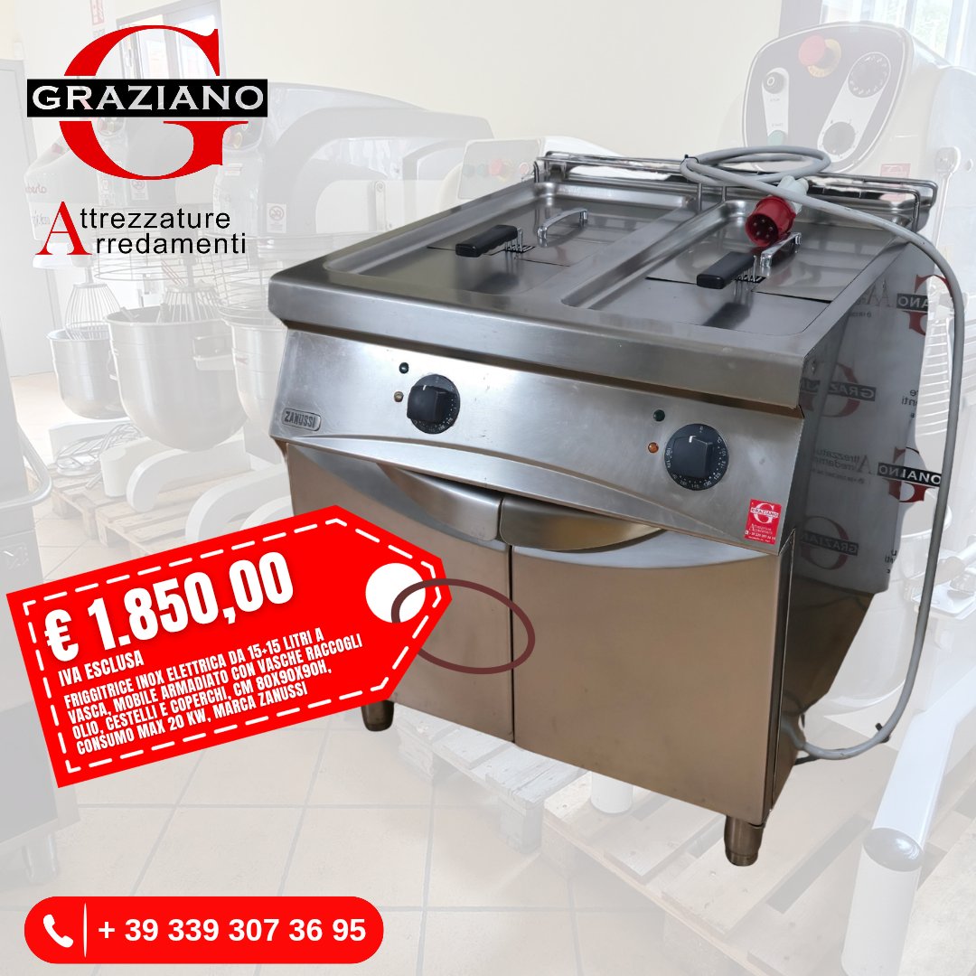 FRIGGITRICE ELETTRICA serie 90 ZANUSSI usata ZANUSSI usato in vendita a Palermo
