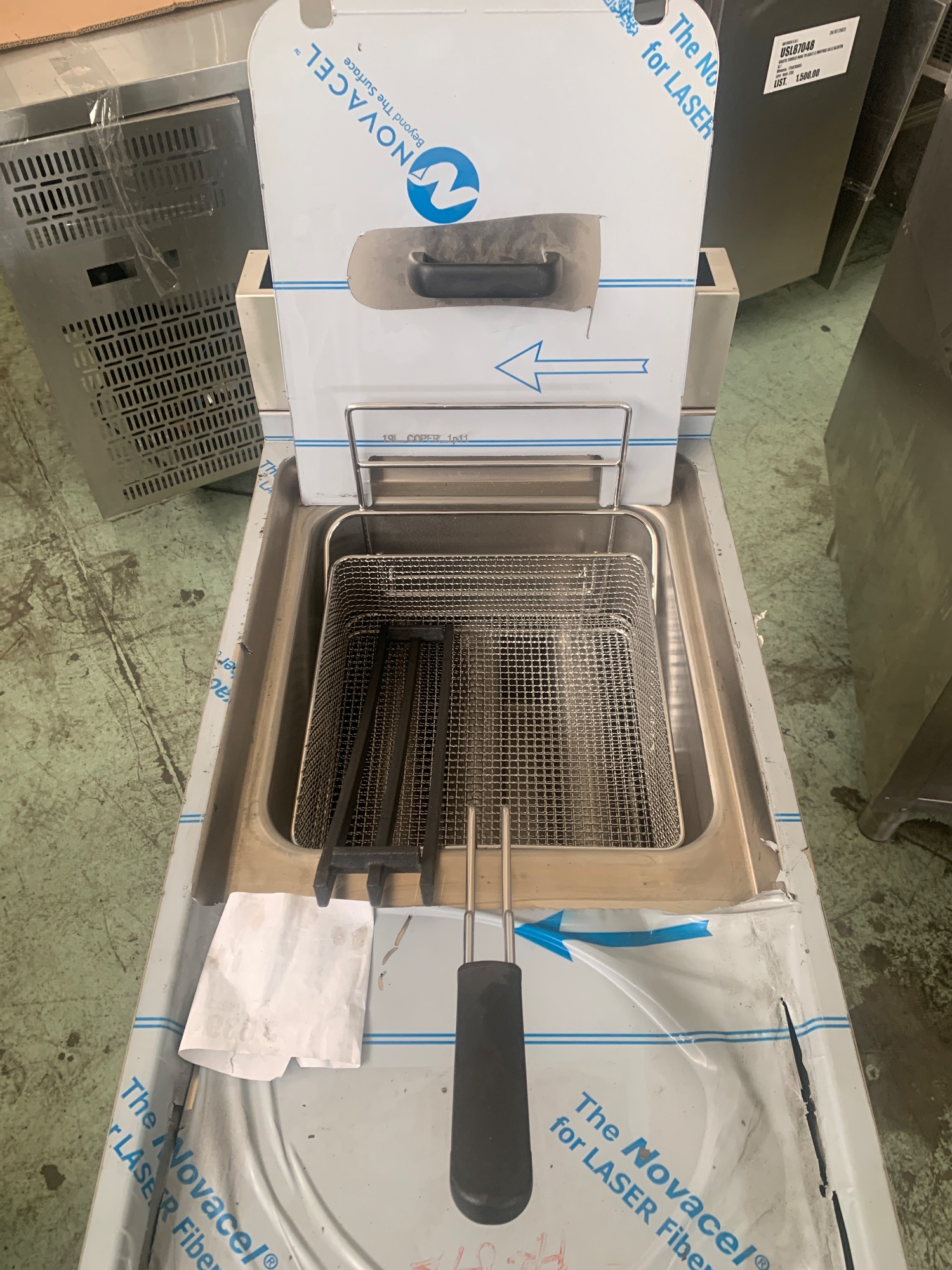 Friggitrice gas nuova, 18l , mobile 40/90/85 Inox bim usato in vendita a Faenza