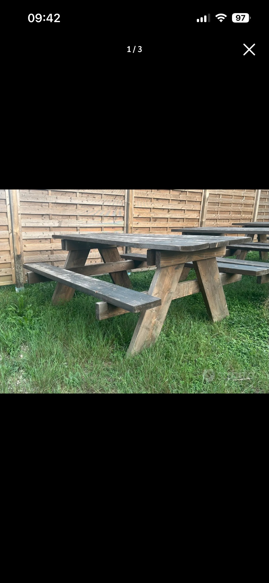 Tavoli con panche usato in vendita a Ovada
